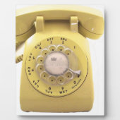 Gele Rotary Phone Fotoplaat (Voorkant)