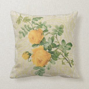 Gele rozen en paling  paling kussen