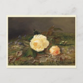 Gele rozen, Gefeliciteerd met je verjaardag Briefkaart (Voorkant)