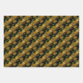 Gele rozen, gepersonaliseerd inpakpapier vel (Voorkant 2)