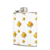 Gele rozen heupfles (Links)