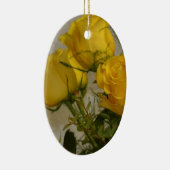 Gele rozen keramisch ornament (Rechts)