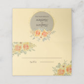 Gele rozen krans (Buitenkant ongevouwen)