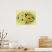 Gele rozen poster (Keuken)