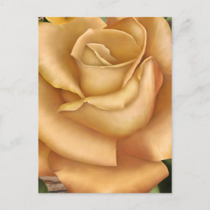 Gele Rozen Roos Botanische Trouw Save the Date Briefkaart