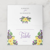 Gele rozen | Violets Boho Floral Wedding (Buitenkant ongevouwen)