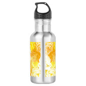 Gele rozen waterfles (Achterkant)