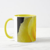 Gele rozenblaadjes koffie mok (Links)