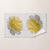 Gele rozenbladen bad handdoek (Handdoek)