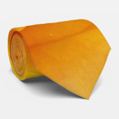 gele rozenbloem stropdas (Opgerold)