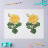  gele rozenbloem tissuepapier (Craft)