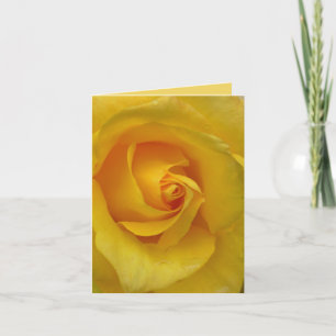 Gele rozenbloemen Kaart Aangepaste Wenskaarten
