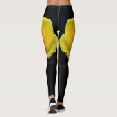 Gele rozenLeggings Leggings (Achterkant)