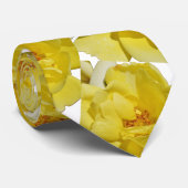 Gele rozenStropdas Stropdas (Opgerold)