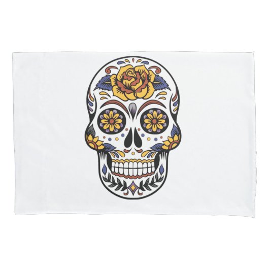 Gele rozensuiker Hoesje Kussensloop (Voorkant)