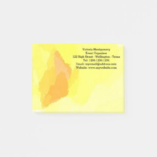 Gele rozenWaterverf Post-it® Notes
