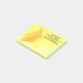 Gele rozenWaterverf Post-it® Notes (Schuin)