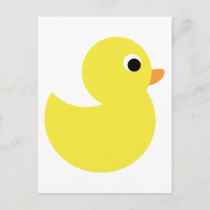 Gele Rubber Duck Briefkaart