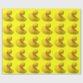 Gele Rubber Duck Cadeaupapier (Vlak)