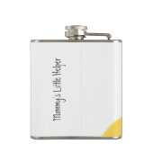 Gele Rubber Duck Duckface Heupfles (Achterkant)