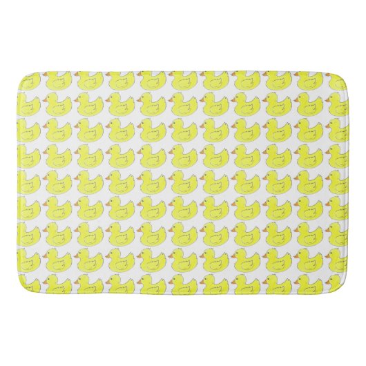 Gele Rubber Duck Duckie Ducky Duckies Bath Toys Badmat (Voorkant)