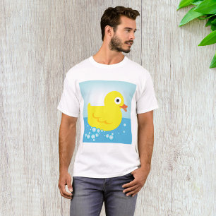 Gele Rubber Duck Mannen T-Shirt