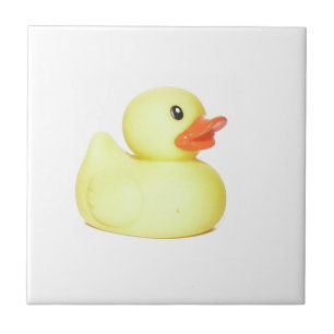 Gele Rubber Duck Tegeltje