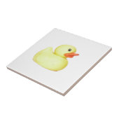 Gele Rubber Duck Tegeltje (Zijkant)
