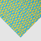 Gele Rubber Duck Tissuepapier (Detail)