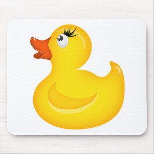 Gele Rubber Duckies Muismat