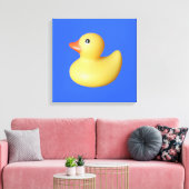 Gele Rubber Ducky Canvas Afdruk (Insitu (Woonkamer))