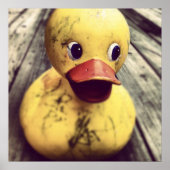 Gele Rubber Ducky heeft een Bath nodig! Poster (Voorkant)