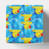 Gele Rubber Ducky in Bubbles Bedankdoosjes (Bovenkant)