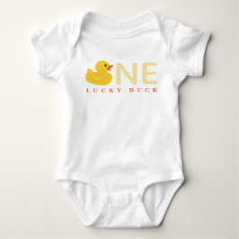 Gele Rubber Eend Baby Bodysuit – Een Lucky Eend