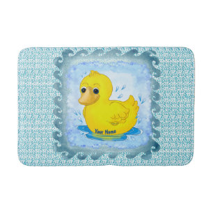 Gele Rubber Eend badmat