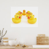 Gele Rubber Eucks Poster (Keuken)