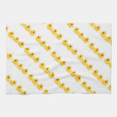 Gele Rubber Eucks Theedoek (Horizontaal)