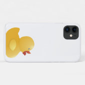 Gele Rubberduck Case-Mate iPhone Case (Achterkant (horizontaal))
