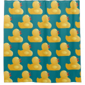 Gele Rubberduck Shower Curtain Douchegordijn (Voorkant)