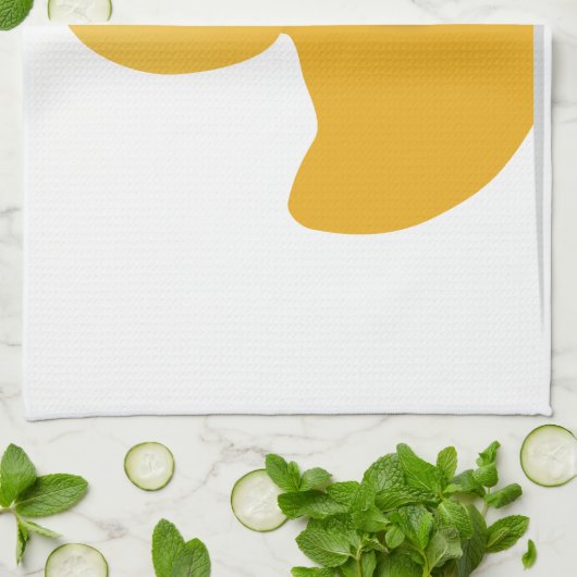 Gele rubberduck theedoek (Gevouwen)