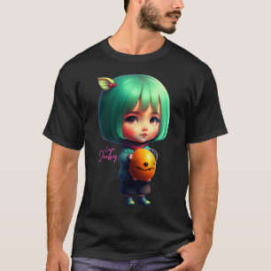 Gele rubberen regenlaarzen t-shirt