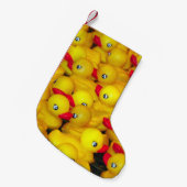 Gele rubberkokers kleine kerstsok (Voorkant (Hangend))