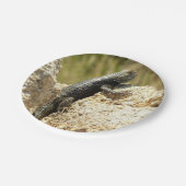 Gele ruggengraat bij Joshua Tree Papieren Bordje (Gekanteld)