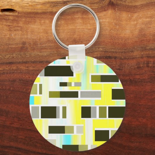 Gele samenstelling sleutelhanger (Voorkant)