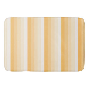 Gele schaduwstrepen badmat