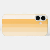 Gele schaduwstrepen Case-Mate iPhone case (Achterkant (horizontaal))
