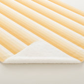 Gele schaduwstrepen sherpa deken (3/4)