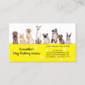 GELE Schattigee poten Waterverf Visitekaartje (Voorkant)