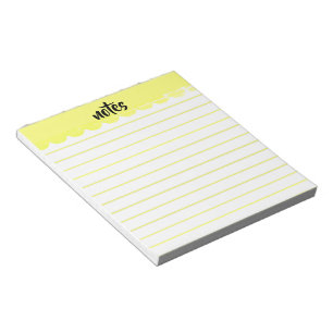 gele schelp notitieblok