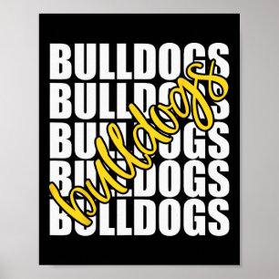 Gele School Sport Fan Team Spirit Poster